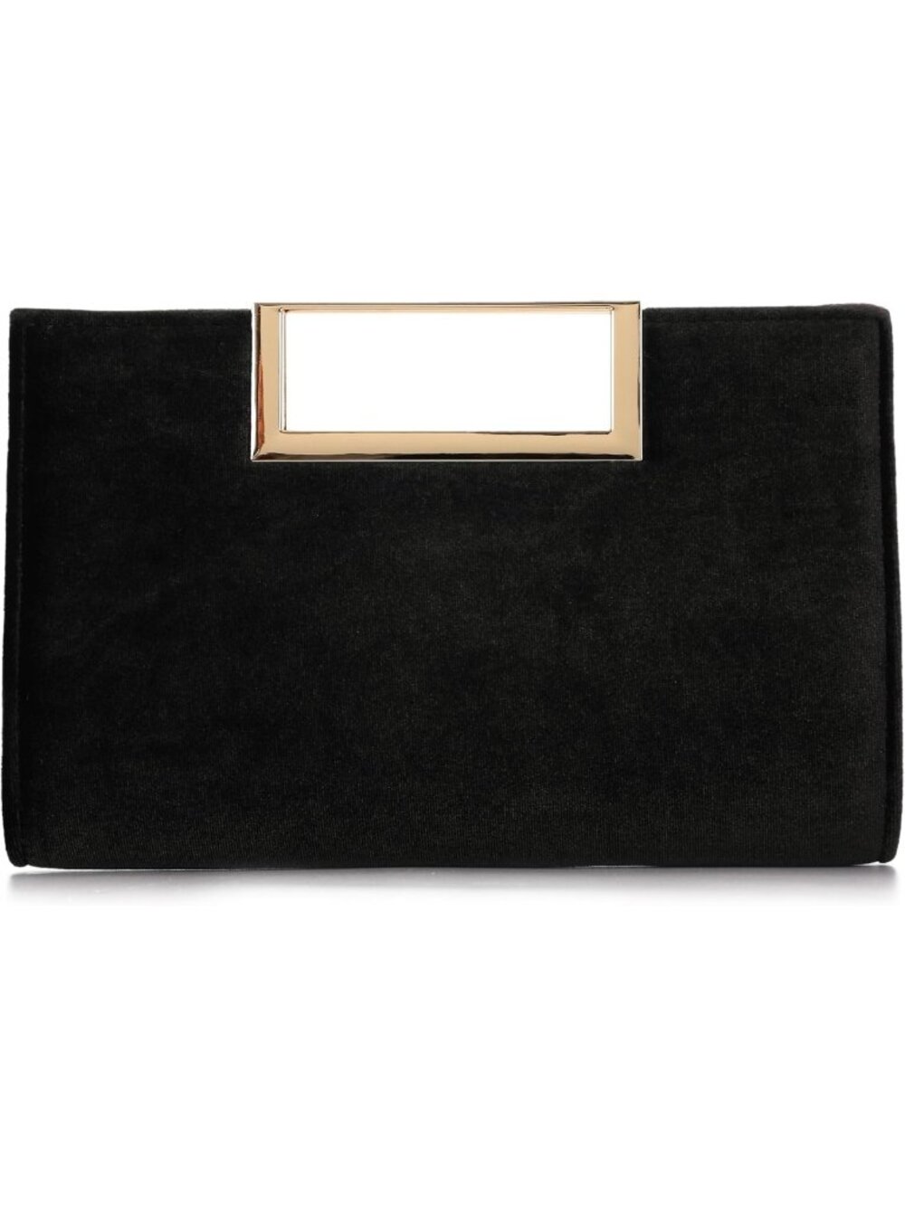 Chic Faux Suede Evening Clutch Bag - Elegant Purse for Wedding, Party, Prom